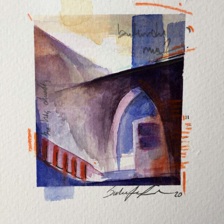 Buket Efe (Dar Alanlarda, KÜSB, 15x194cm, 2020)