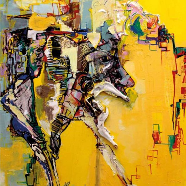 Gizem Teberik (’Sürmenaj 3’’, TÜKT, 110,5x85 cm, 2019)