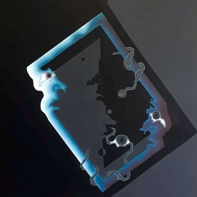 Hülya Elibol (Bastırılmamış Benliğin Portresi, TÜAB, 100x100cm, 2020)