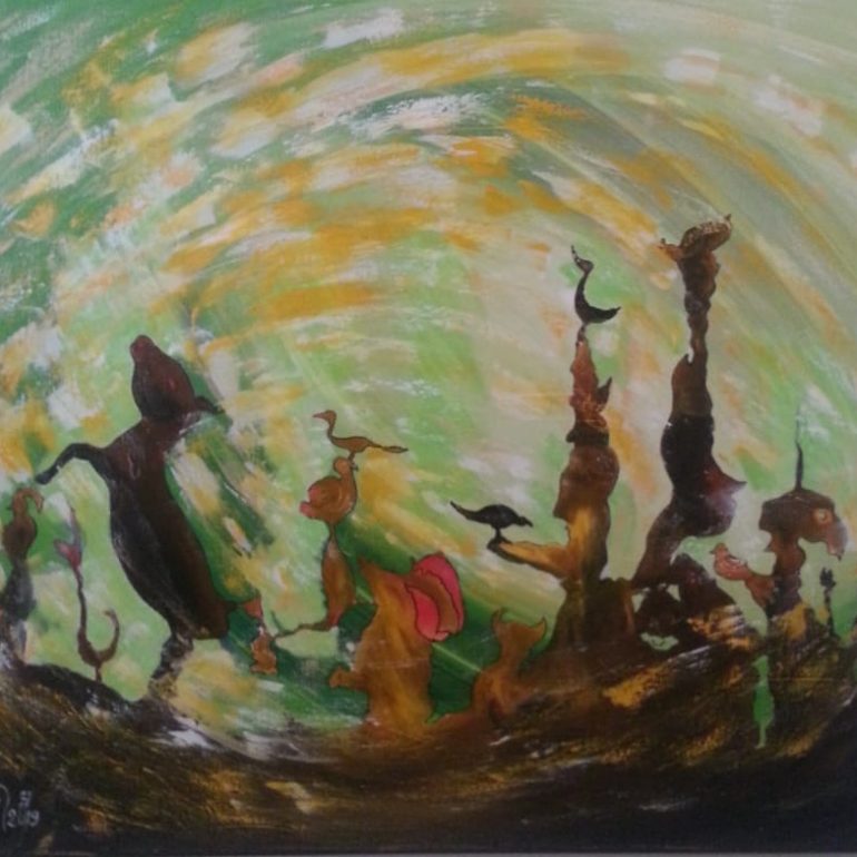 Işık Çuhacıoğlu - 80x90cm - Annemin Falı