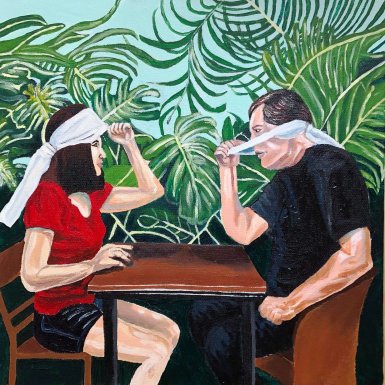 Leyla Hancı (Endişe_ye Gerek Yok!, TÜYB, 40x40cm, 2020)