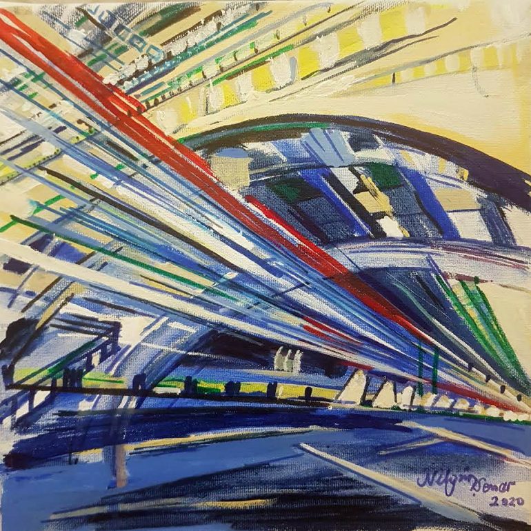 Nilgün Şener 25x25cm, 2020,,TÜA.