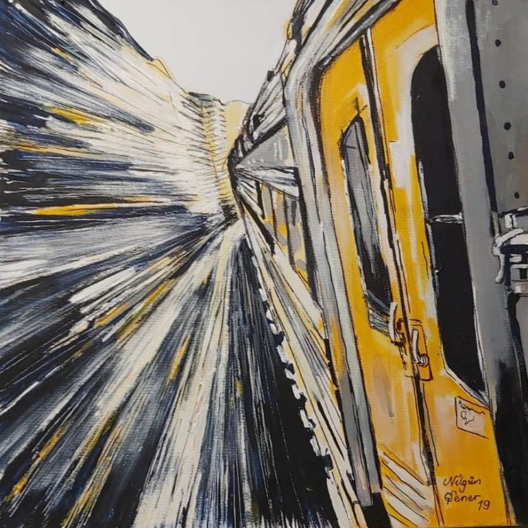 Nilgün Şener 40x40,2019,YÜAKRİLİK