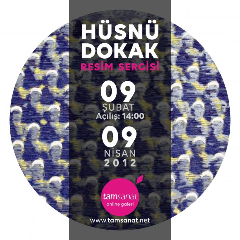 hüsnü dokak resim sergisi afişi