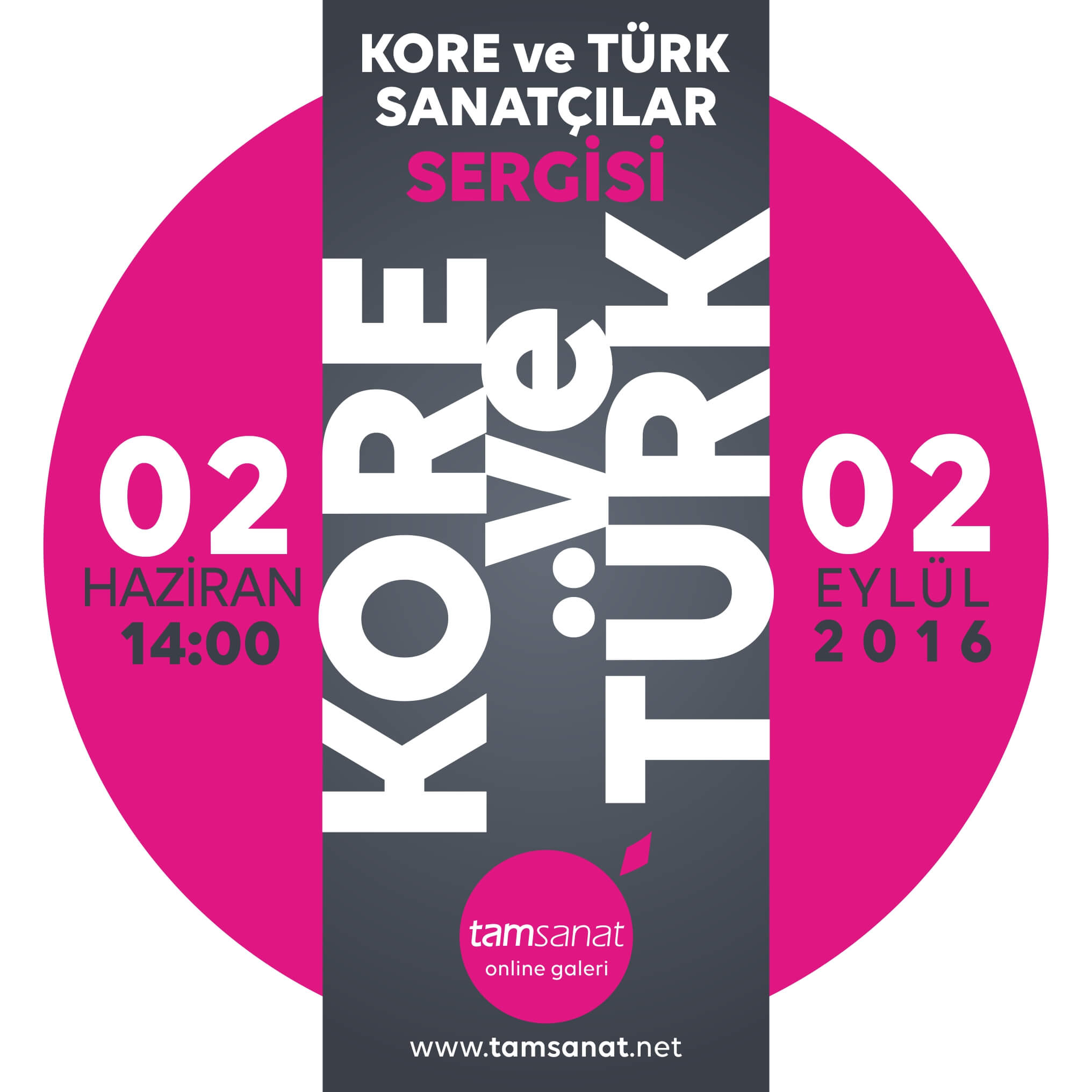 kore ve türk sanatçılar sergisi afişi