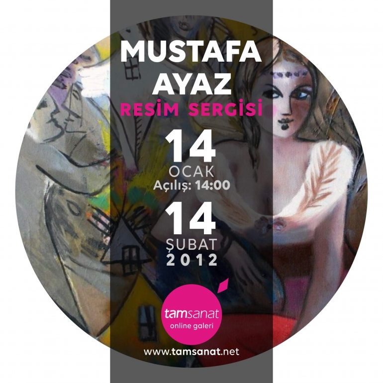 mustafa ayaz sergi afişi