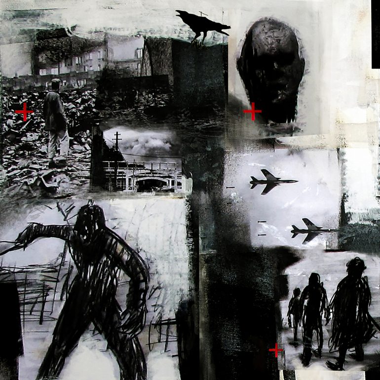 Engin Aslan “Anbellum No. IV”, Tuval Üzerine Karışık Teknik, 80 X 80 cm, 2020 (1)