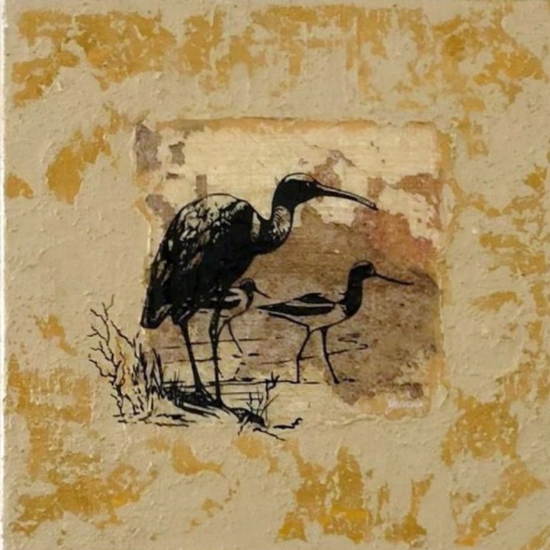 Günsu Saraçoğlu ReBirth, 30x30 cm. TUA, 2023