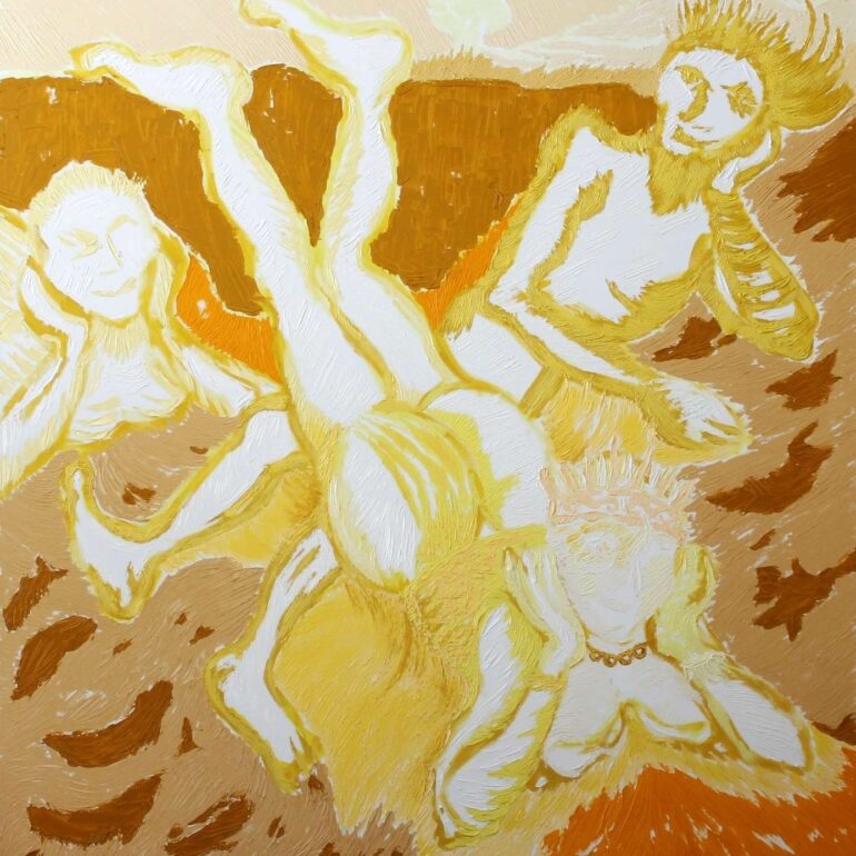 “Döngüde Bekleyiş” Tuval Üzerine Yağlıboya 132x142 cm 2020