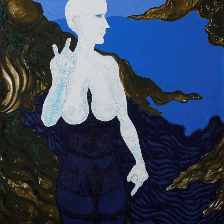 “Döngüyü Çağırırken” Tuval Üzerine Yağlıboya 102x142cm 2022