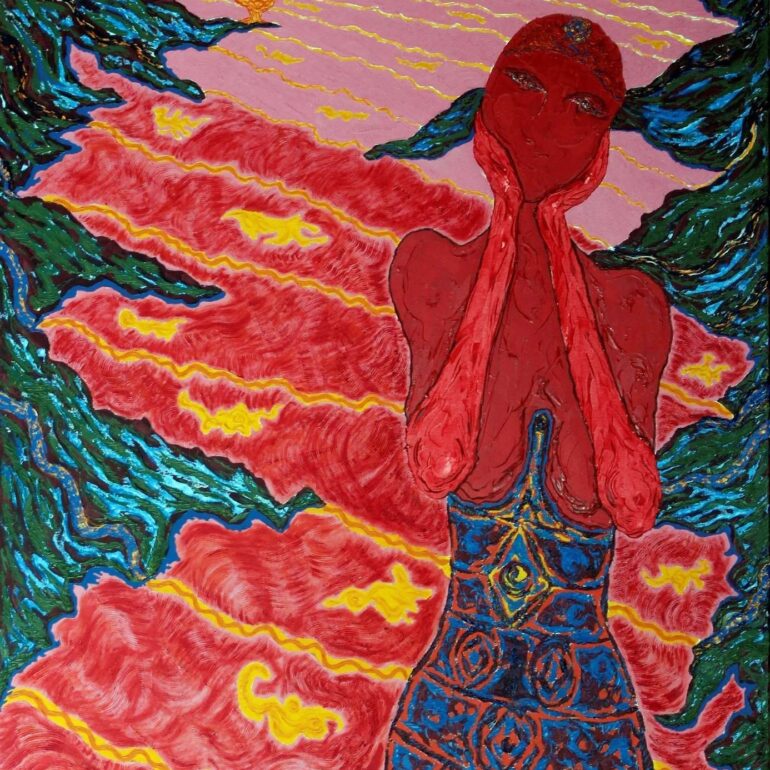 “Döngüde Çığlık” Tuval Üzerine Yağlıboya 102x152cm 2022