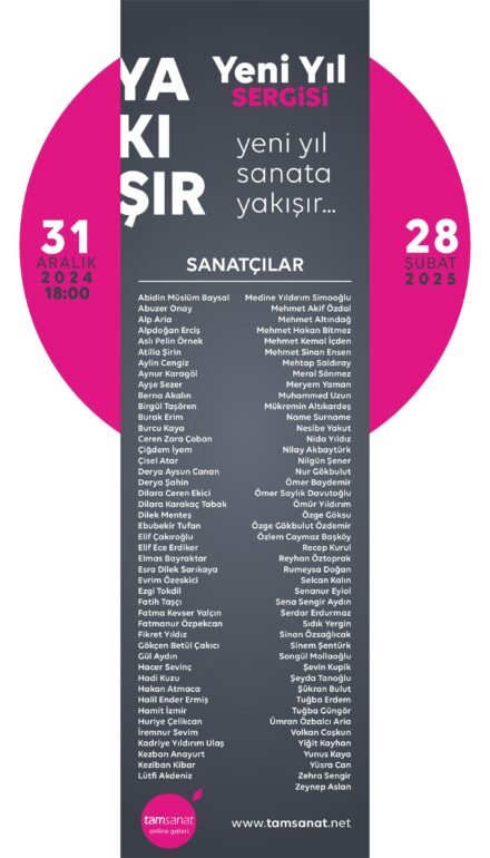 Tamsanat Yeni Yıl Sergisi Yakışır sanatçılar