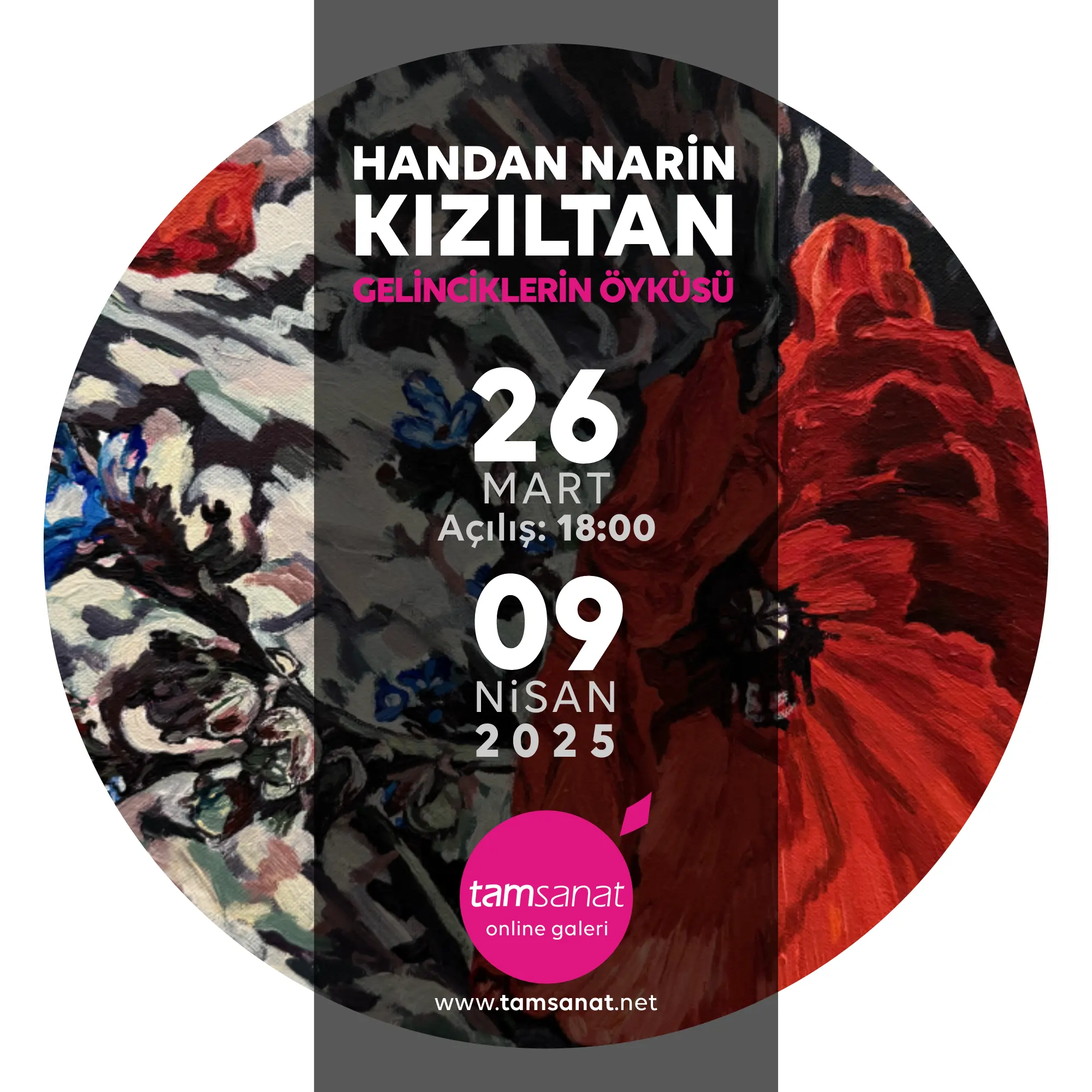 Handan Narin Kızıltan online sergi afişi