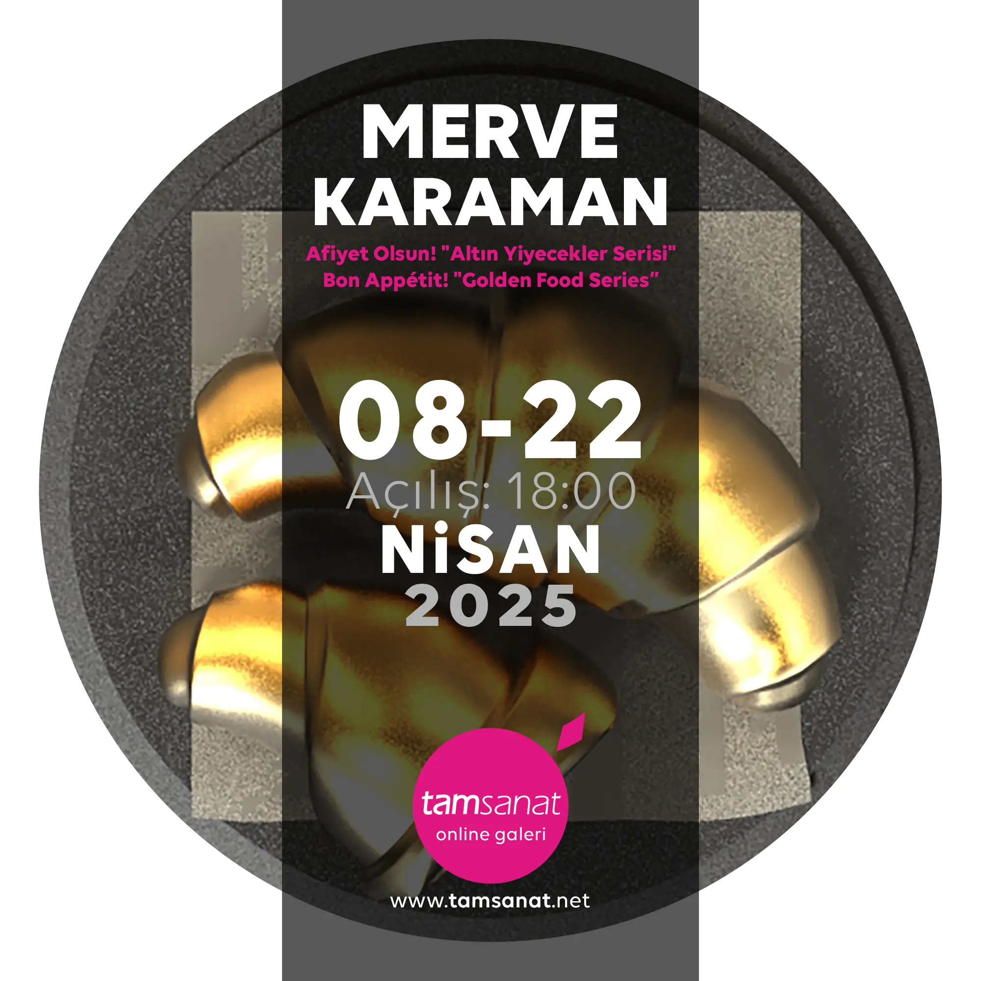 Merve Karaman Tamsanat Online Sergi Afişi