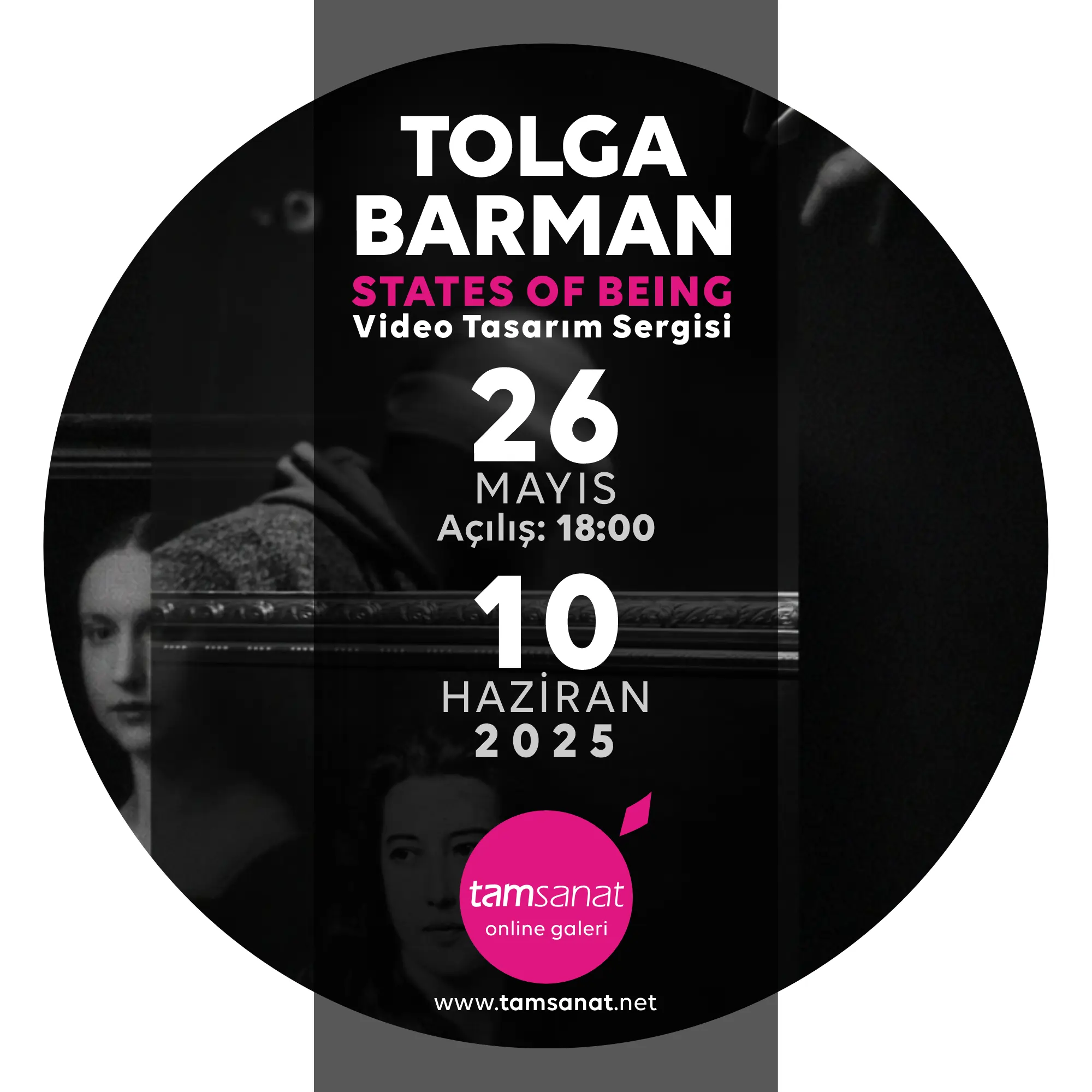 Tolga Barman Online sergi afişi