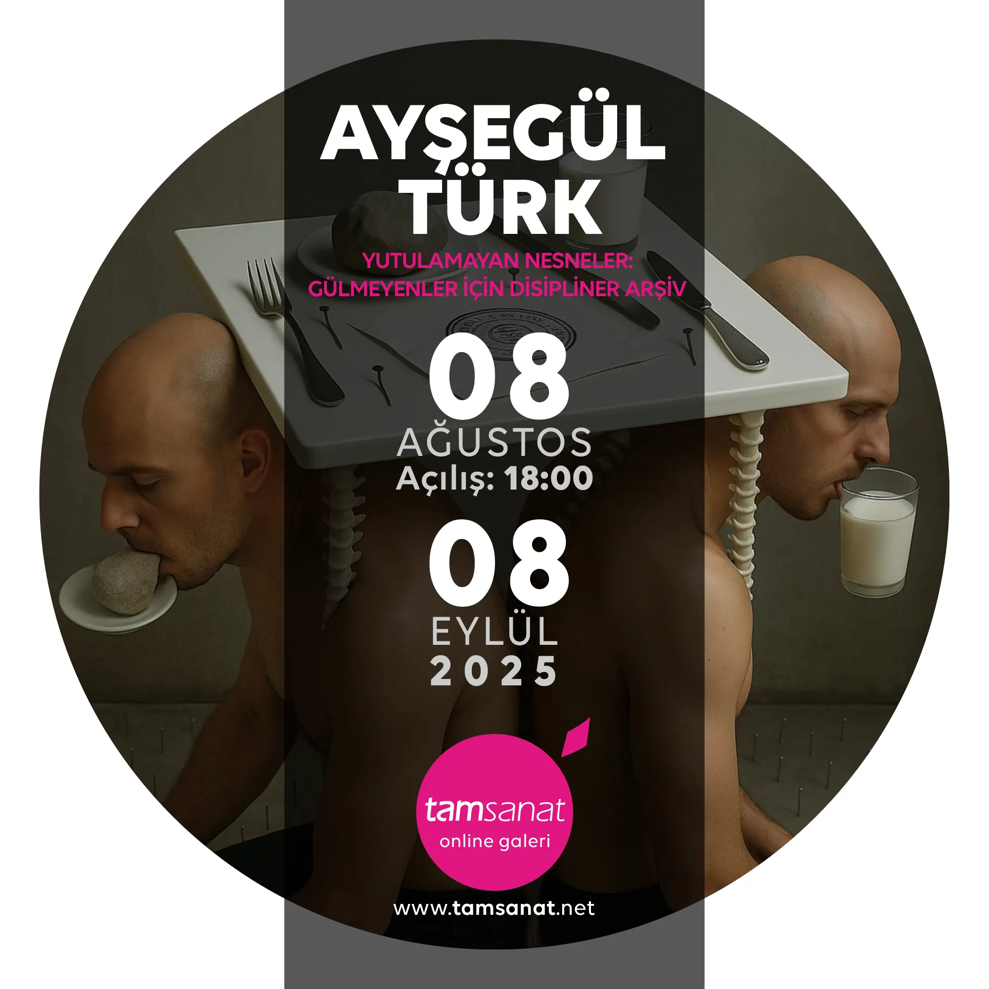 Ayşegül Türk Dijital resim sergisi afişi