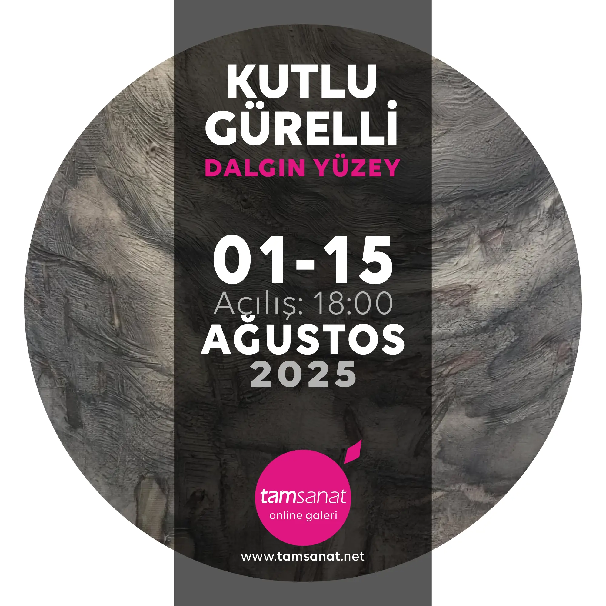 Kutlu Gürelli tamsanat online sergi afişi