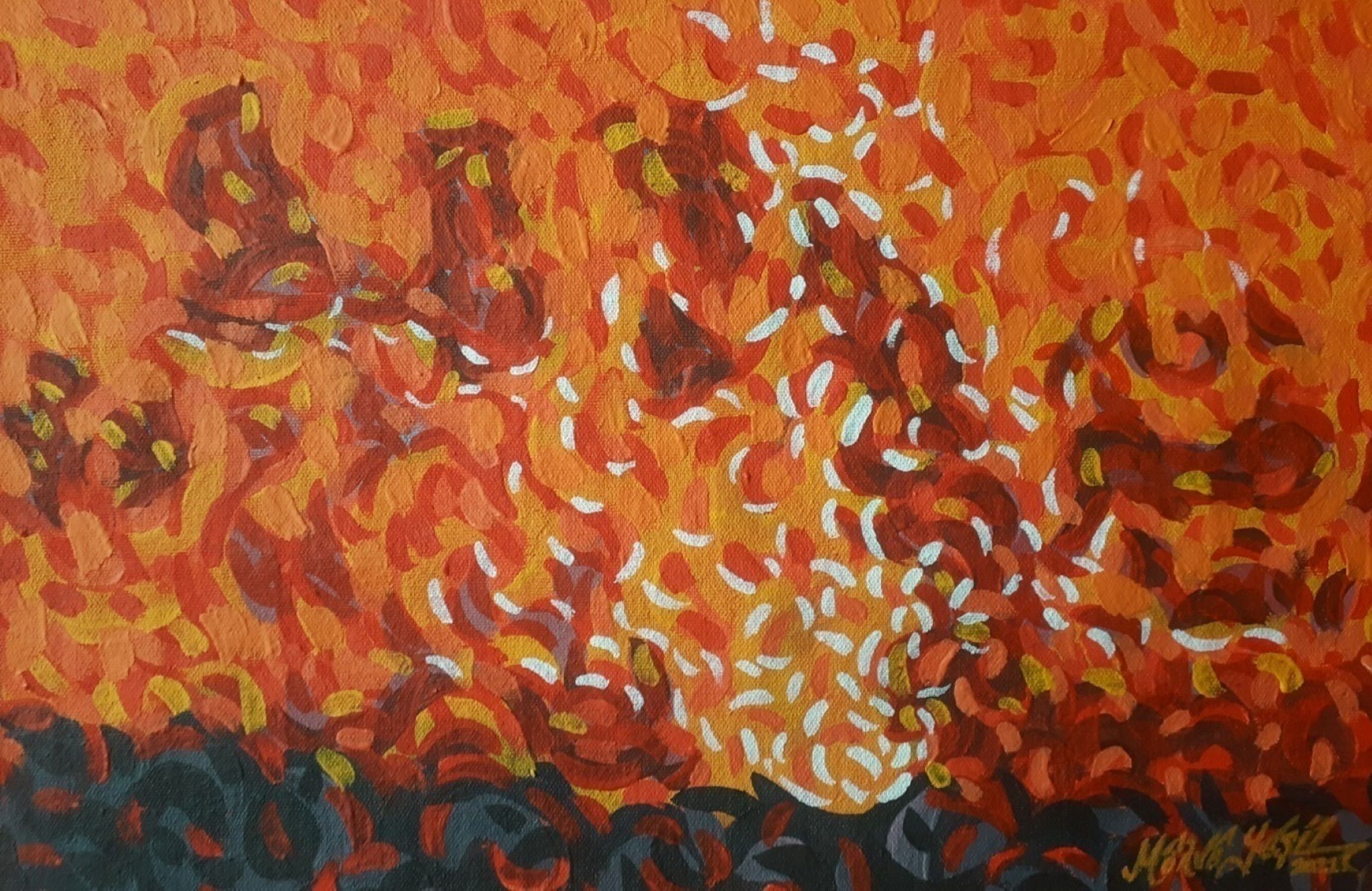 Merve Yeşil Ada resmi eser tablo