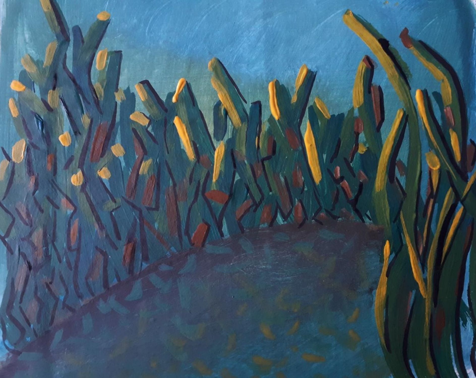 Merve Yeşil Ada resmi eser tablo