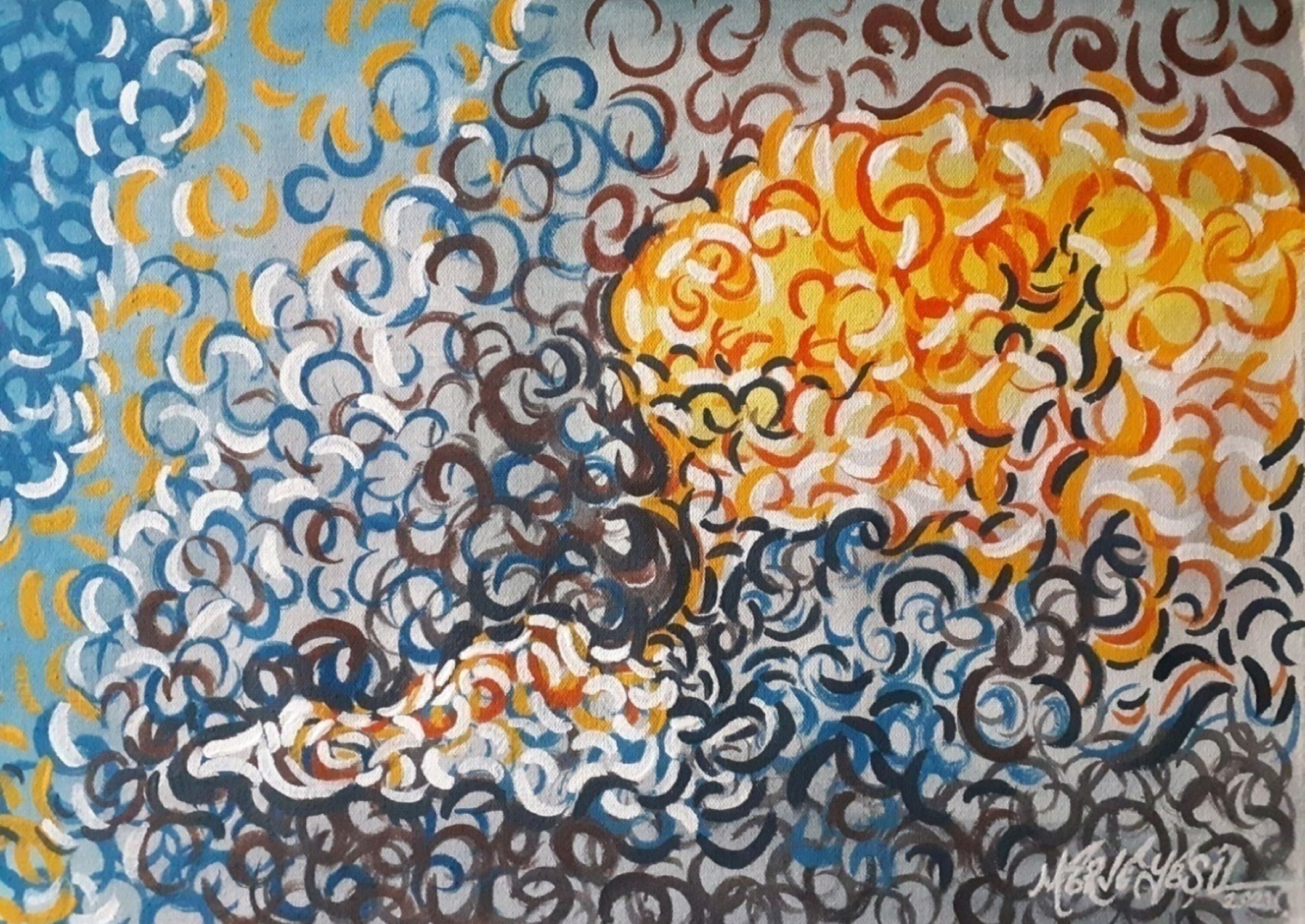 Merve Yeşil Ada resmi eser tablo