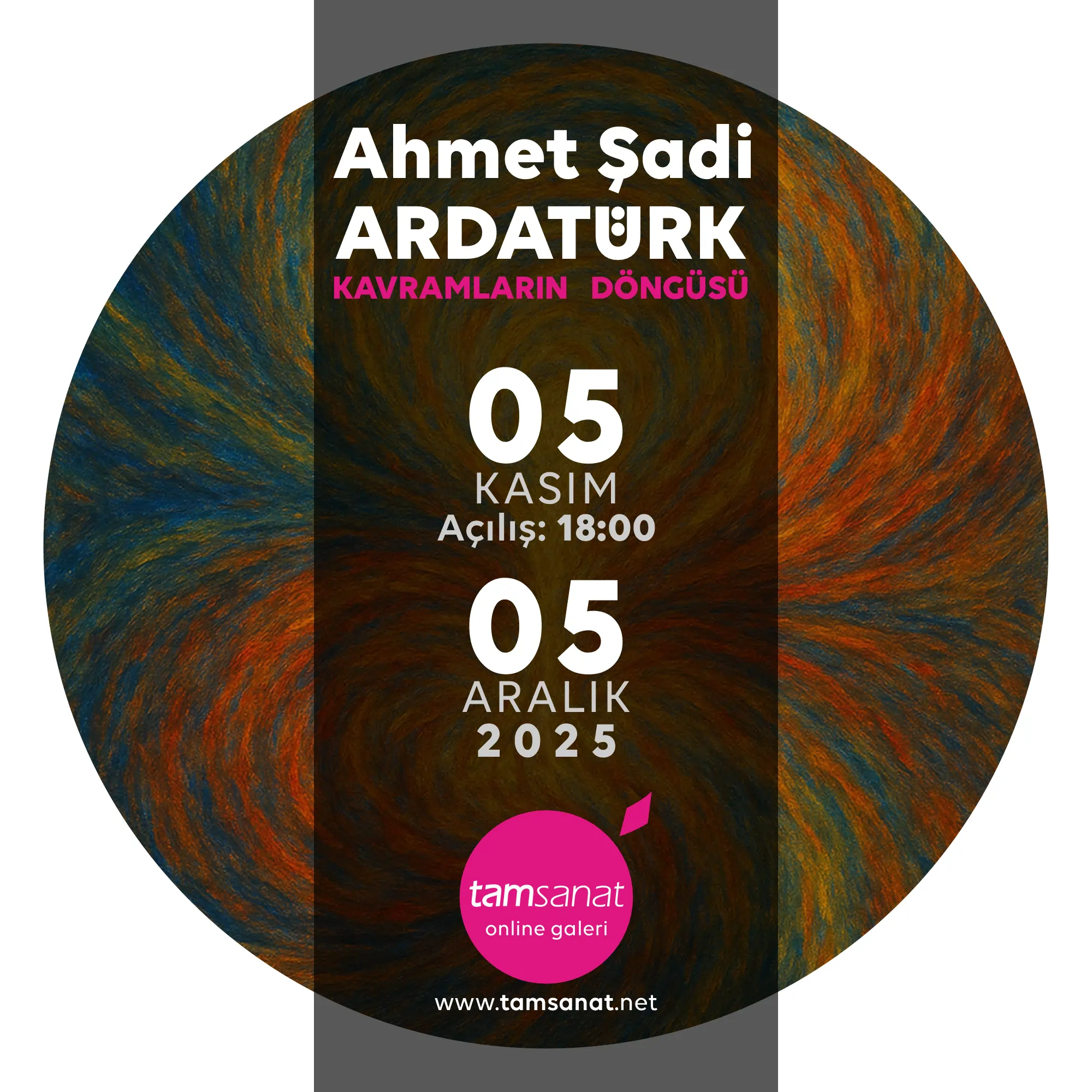 Ahmet Şadi ARDATÜRK Tamasanat online sergi afişi